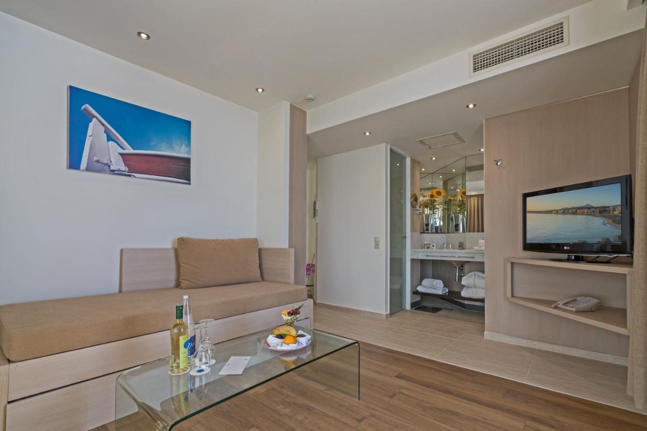Kriti Beach Hotel Rethymno  Bagian luar foto