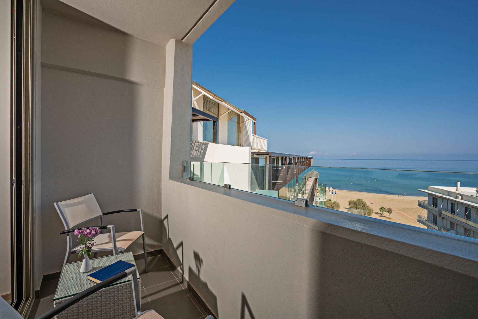 Kriti Beach Hotel Rethymno  Bagian luar foto