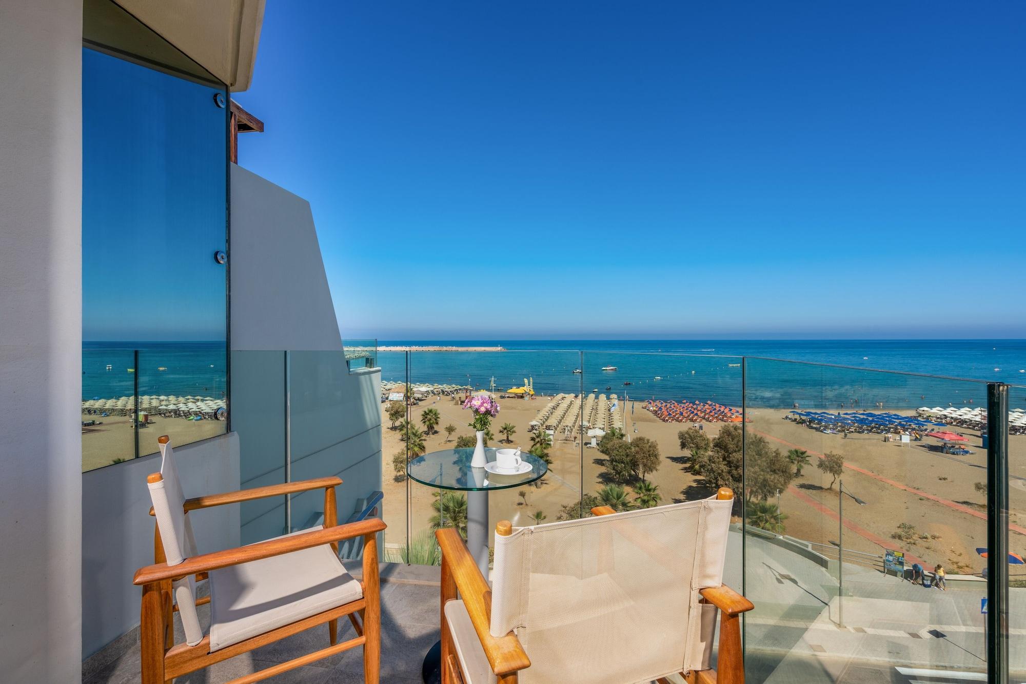 Kriti Beach Hotel Rethymno  Bagian luar foto