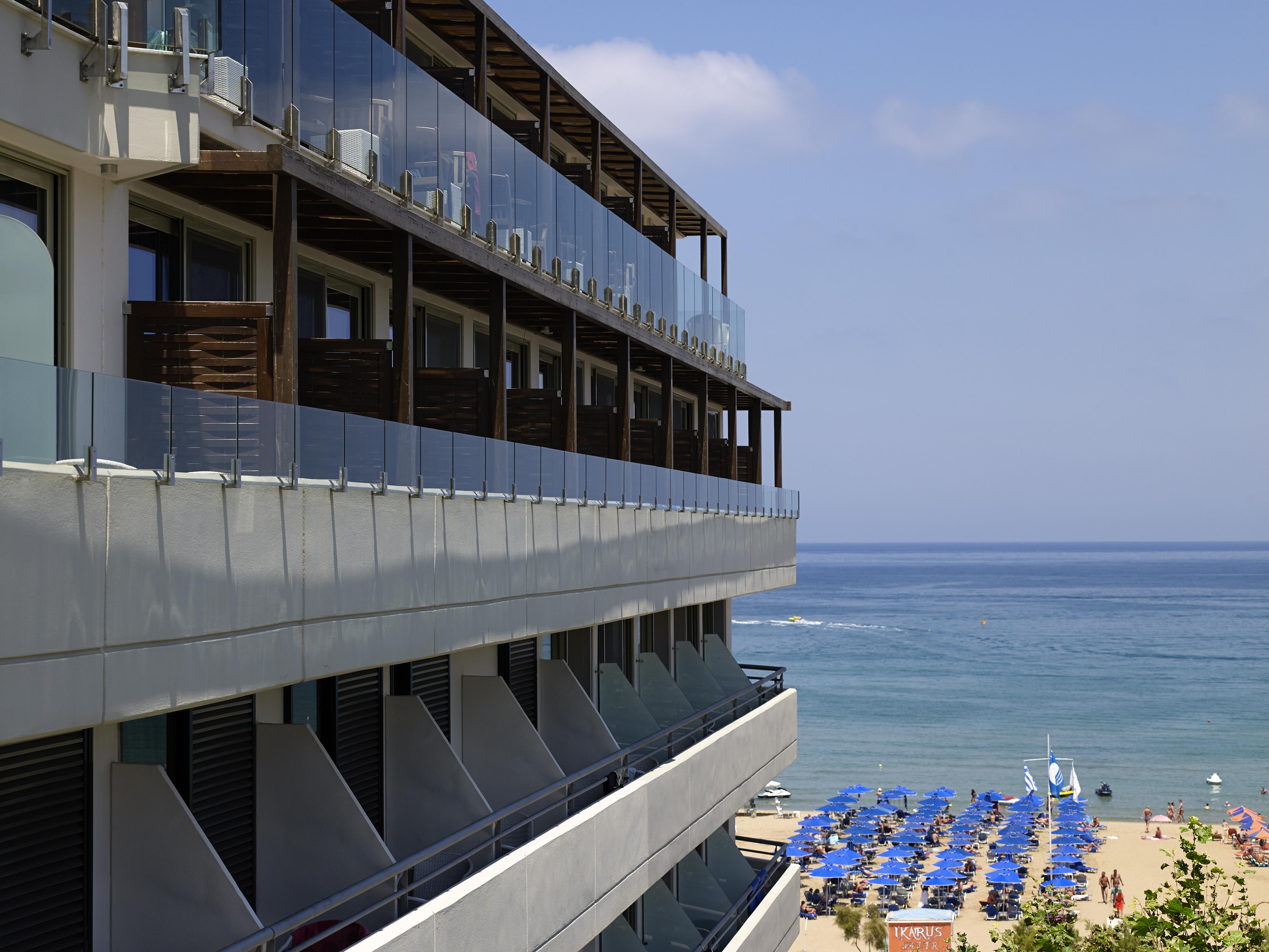 Kriti Beach Hotel Rethymno  Bagian luar foto