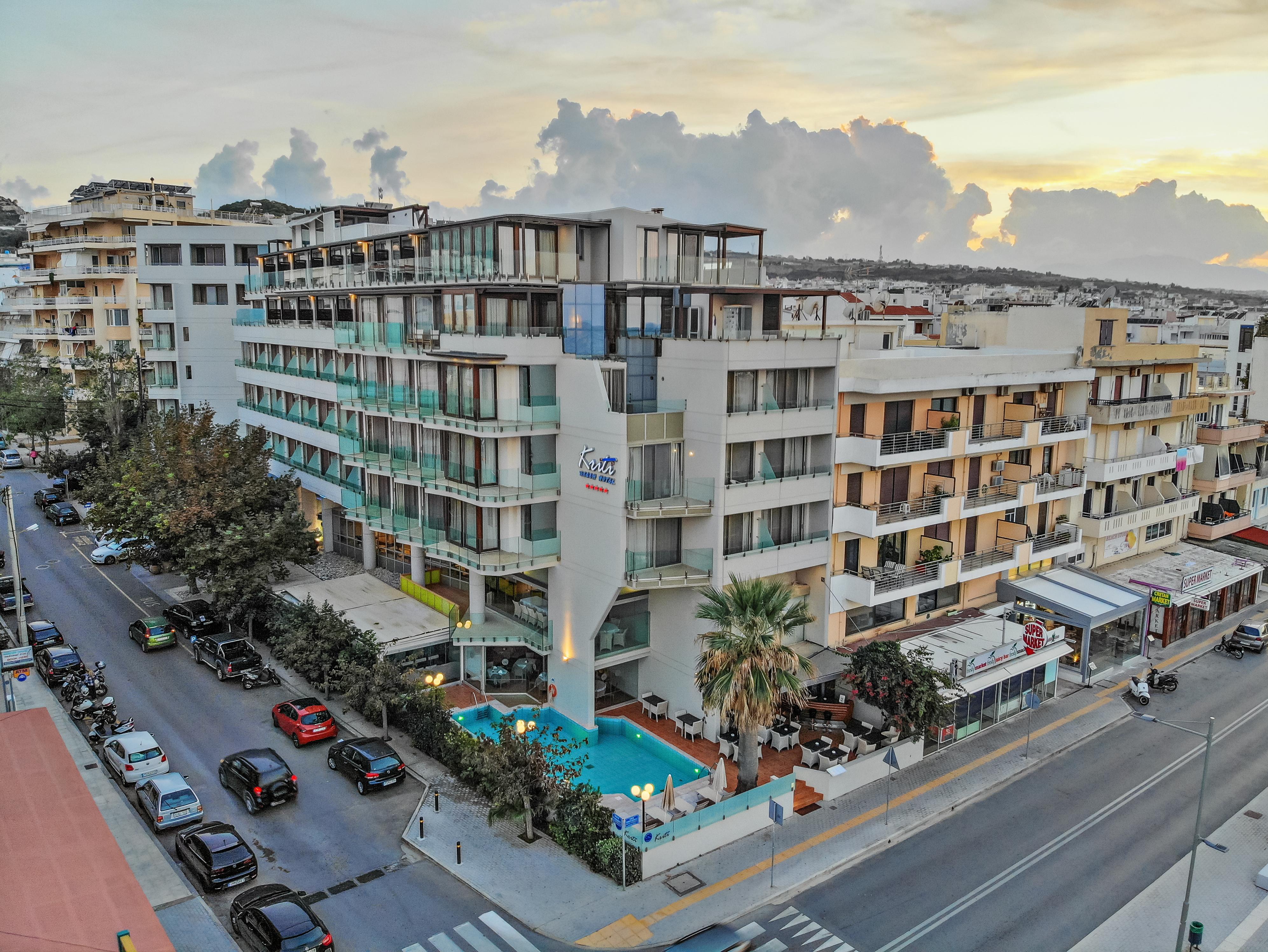 Kriti Beach Hotel Rethymno  Bagian luar foto