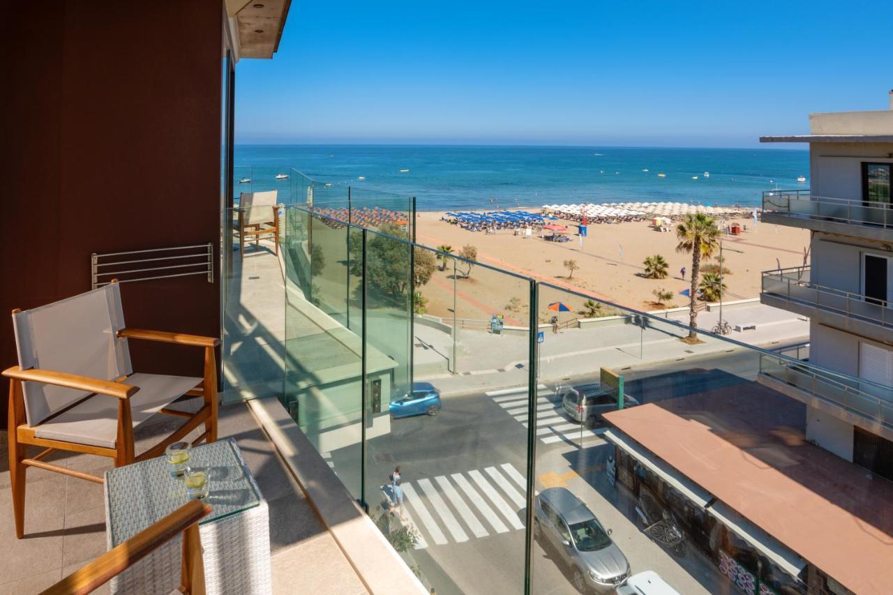 Kriti Beach Hotel Rethymno  Bagian luar foto